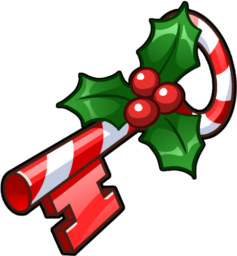 Quickly Go To The Shop To Open The Winter Chest - Christmas Key Clipart - Free Transparent PNG Clipart Images Download. - Winter Transparent PNG Free Download