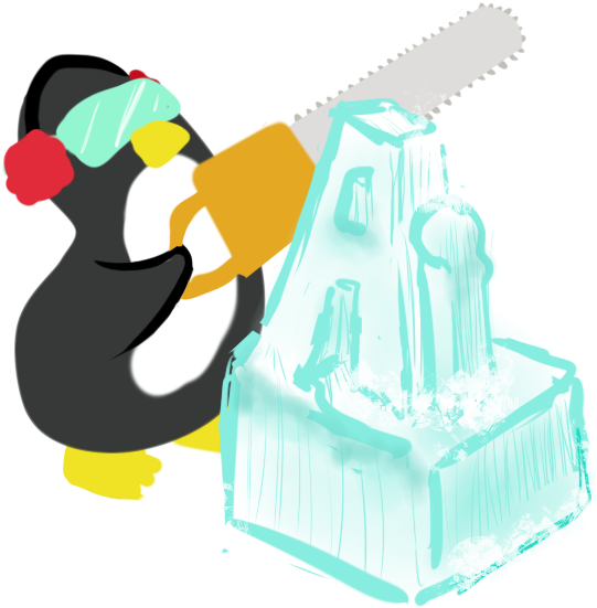 Pat The Penguin Is A Mascot I Created For Ai Minnesota's - Cartoon - Free Transparent PNG Clipart Images Download. - Winter Transparent PNG Free Download