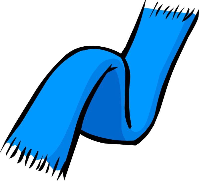 Pin Winter Scarf Clipart - Club Penguin Scarf - Free Transparent PNG Clipart Images Download. - Winter Transparent PNG Free Download
