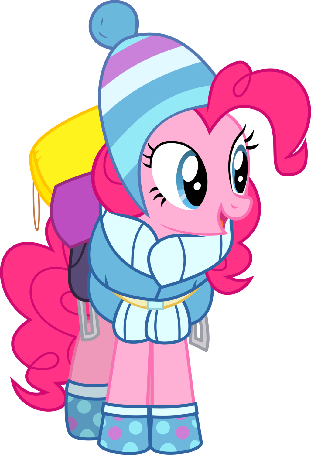 You Can Click Above To Reveal The Image Just This Once, - Pinkie Pie Winter Clothes - Free Transparent PNG Clipart Images Download. - Winter Transparent PNG Free Download
