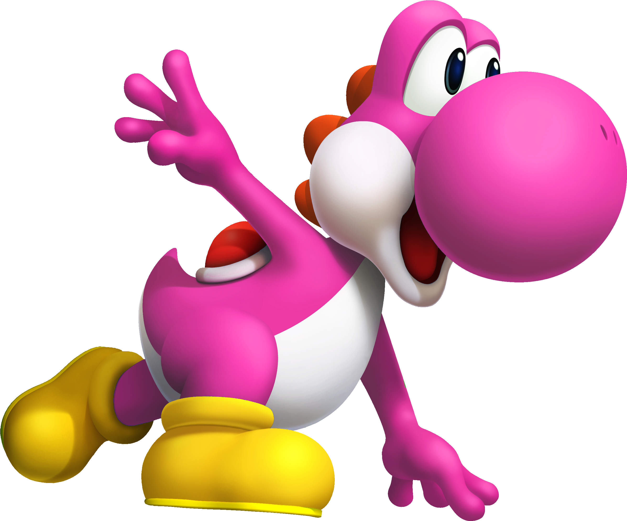 Pink Yoshi - Mario And Sonic At The Olympic Winter Games Yoshi - Free Transparent PNG Clipart Images Download. - Winter Transparent PNG Free Download