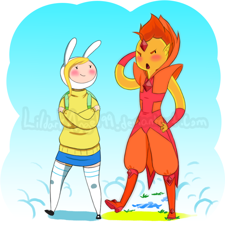 Fionna And Flame Prince By Lildarkangel99 - Adventure Time - Free Transparent PNG Clipart Images Download. - Winter Transparent PNG Free Download