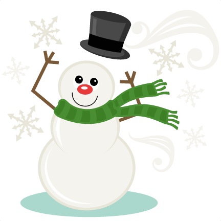 Windy Snowman Svg Scrapbook Title Winter Svg Cut File - Snowman Svg File Free - Free Transparent PNG Clipart Images Download. - Winter Transparent PNG Free Download