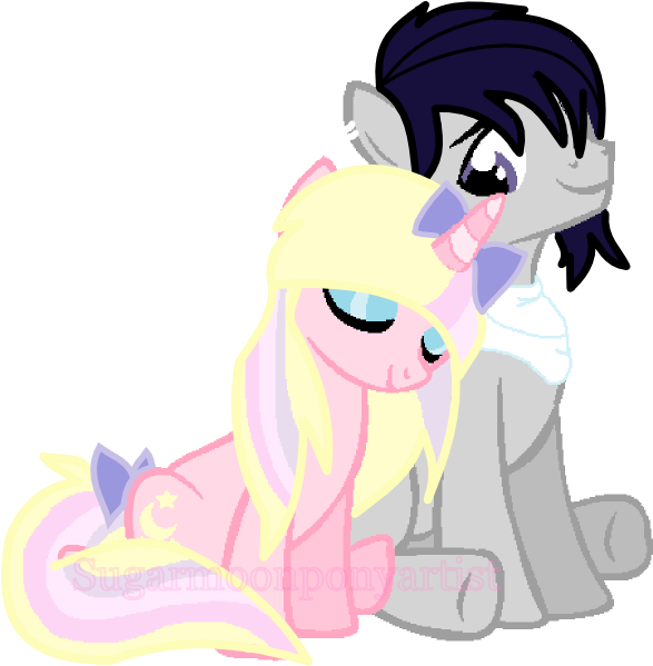 Sugar Moon And Winter Wing In Love By Sugarmoonponyartist - Cartoon - Free Transparent PNG Clipart Images Download. - Winter Transparent PNG Free Download