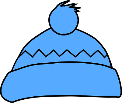 Cap, Woollen, Warm, Clothing, Knitted - Blue Winter Hat Clip Art - Free Transparent PNG Clipart Images Download. - Winter Transparent PNG Free Download