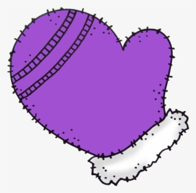 Mittens Pencil And In Color Snowman Clipart Border - Cute Mitten Clip Art, HD Png Download - Winter Transparent PNG Free Download