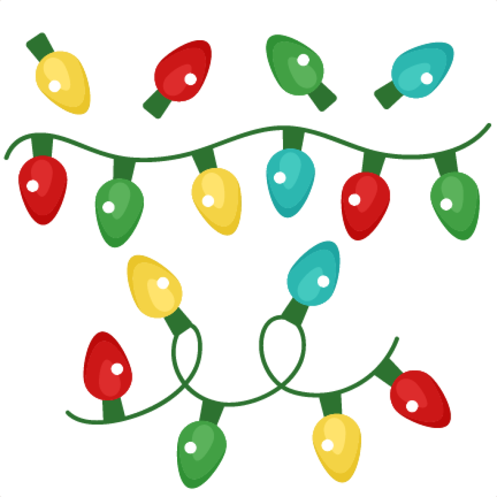 Christmas Lights Clipart Set Winter Svg Scrapbook Cut - Christmas Lights Svg Free - Free Transparent PNG Clipart Images Download. - Winter Transparent PNG Free Download