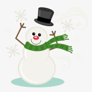 Windy Snowman Svg Scrapbook Title Winter Svg Cut File - Miss Kate Cuttables Cold Transparent PNG - 432x432 - Free Download on - Winter Transparent PNG Free Download