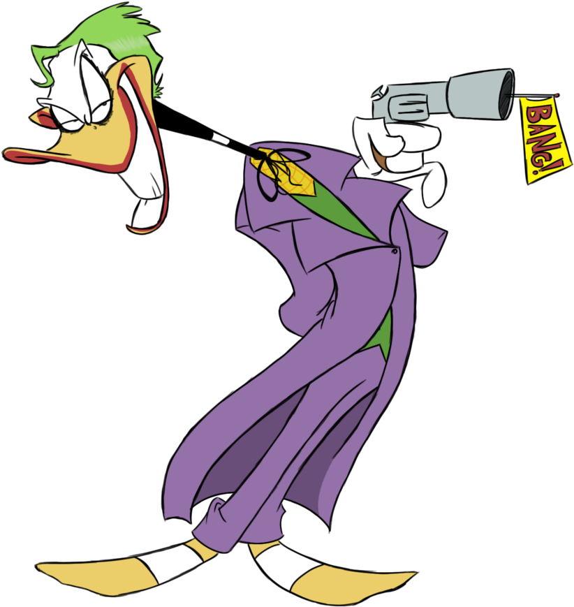 Winter Freak 356 45 Daffy Joker By Winter Freak - Looney Toons Batman - Free Transparent PNG Clipart Images Download. - Winter Transparent PNG Free Download