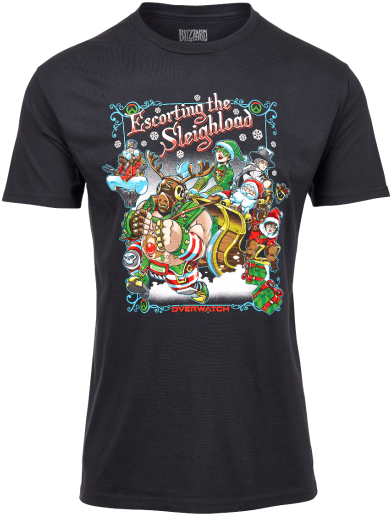 Overwatch Winter Wonderland Sleighload Shirt - Shirt Transparent PNG - 550x550 - Free Download on - Winter Transparent PNG Free Download