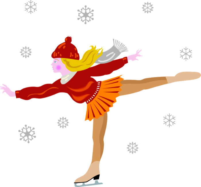 Snowy Clipart Snow Ice - Ice Skating Png Transparent PNG - 700x649 - Free Download on - Winter Transparent PNG Free Download