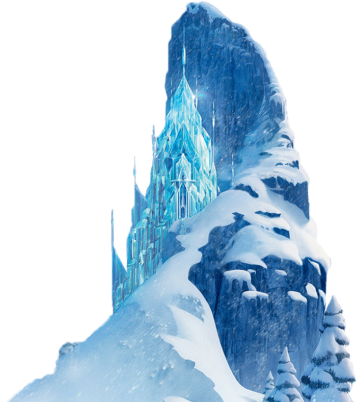 Frozen Castle In Winter Landscape - Frozen Ice Castle Png - Free Transparent PNG Clipart Images Download. - Winter Transparent PNG Free Download