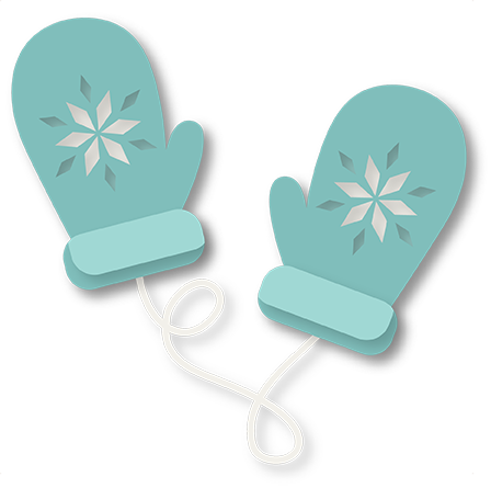 Winter Mittens Svg Cuts Scrapbook Cut File Cute Clipart - Scrapbooking - Free Transparent PNG Clipart Images Download. - Winter Transparent PNG Free Download
