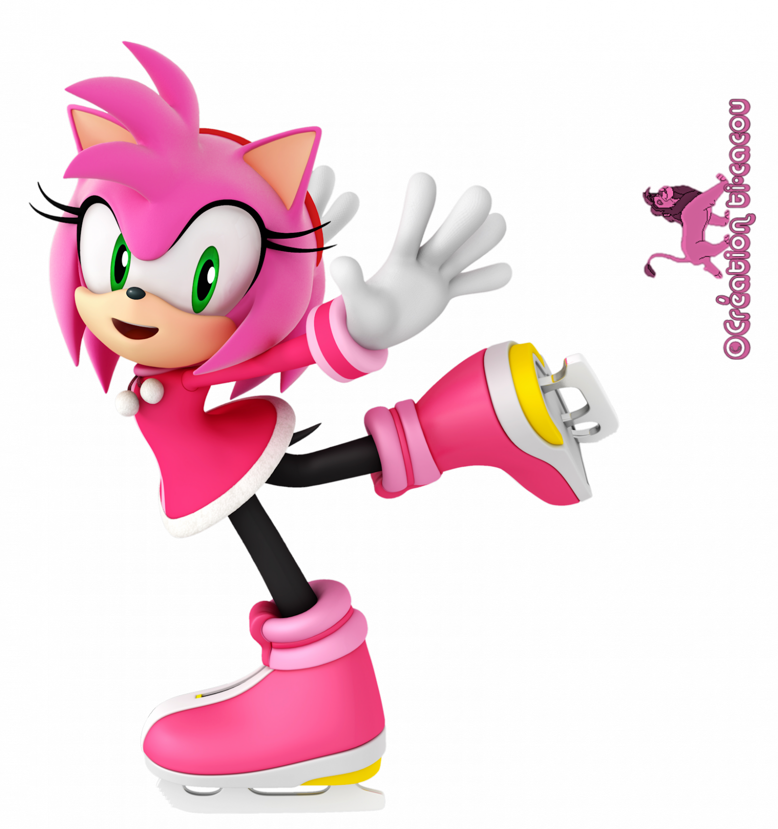 Blaze And The Sonic Girls Images Amy Ice Skating Hd - Mario And Sonic At The Olympic Winter Games Shadow - Free Transparent PNG Clipart Images Download. - Winter Transparent PNG Free Download