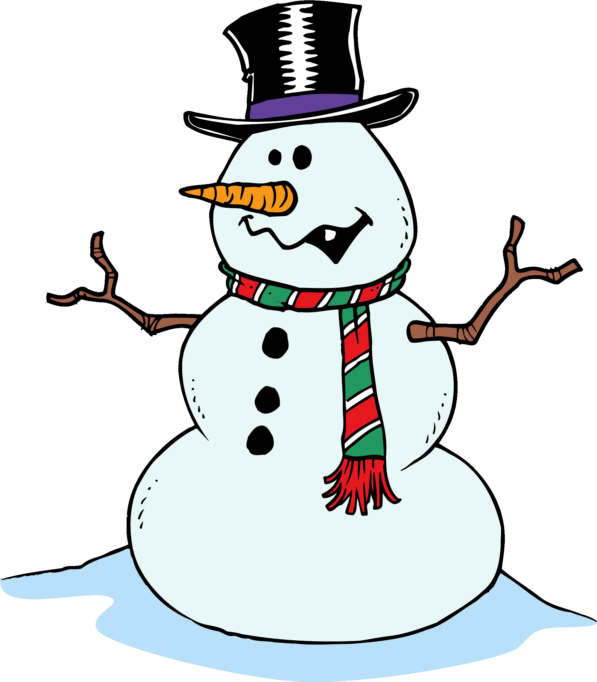 Winter Snowman Clip Art - Snowman Clip Art - Free Transparent PNG Clipart Images Download. - Winter Transparent PNG Free Download