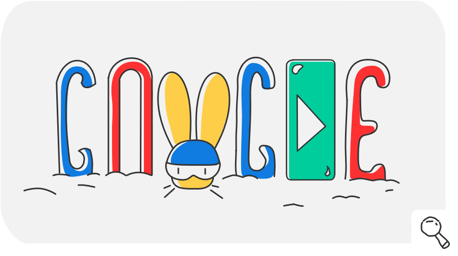 Google Has Given A Twist To The Age Old Story Of The - Google Doodle Snow Game Day 1 - Free Transparent PNG Clipart Images Download. - Winter Transparent PNG Free Download