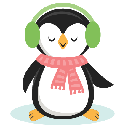 Winter Christmas Penguin Svg Scrapbook Cut File Cute - Clipart Penguin Cute Png - Free Transparent PNG Clipart Images Download. - Winter Transparent PNG Free Download
