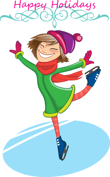 Ice Skating Cliparts 9, Buy Clip Art - Winter Ice Skating Character - Free Transparent PNG Clipart Images Download. - Winter Transparent PNG Free Download