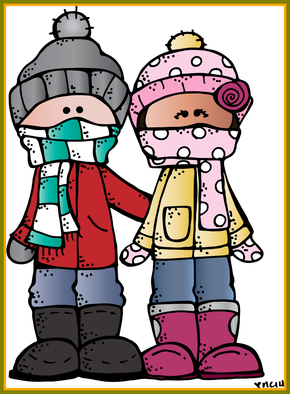 Incredible Melonheadz Illustrating Happy Winter Printables - Melonheadz Winter Clipart - Free Transparent PNG Clipart Images Download. - Winter Transparent PNG Free Download