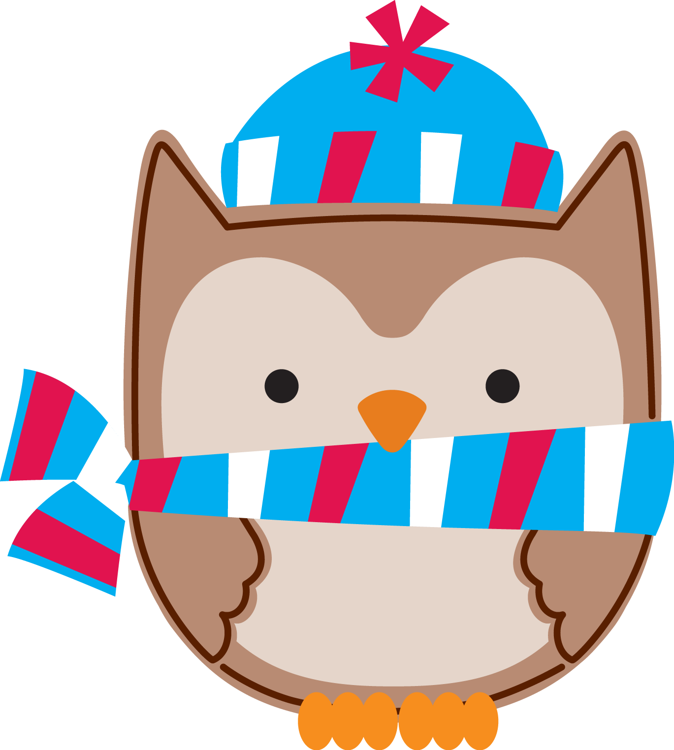 Photo By @daniellemoraesfalcao - Owl Klip Art Winter - Free Transparent PNG Clipart Images Download. - Winter Transparent PNG Free Download