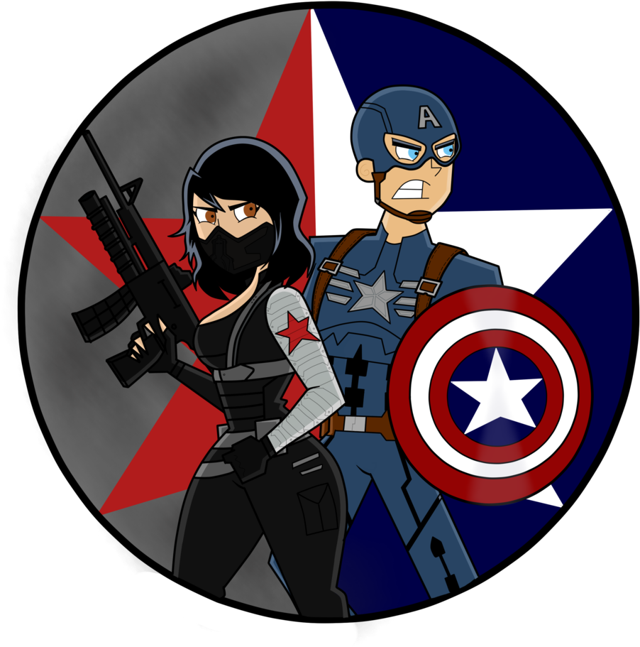 Dp Captain America The Winter Soldier By Shadownightangel13 - Cartoon - Free Transparent PNG Clipart Images Download. - Winter Transparent PNG Free Download