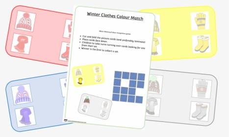 Winter Colour Clothes Match Game Cover, HD Png Download - Winter Transparent PNG Free Download
