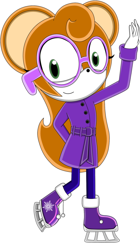 Mary The Guinea Pig At The Winter Olympics By Amarycangirl998 - Illustration - Free Transparent PNG Clipart Images Download. - Winter Transparent PNG Free Download