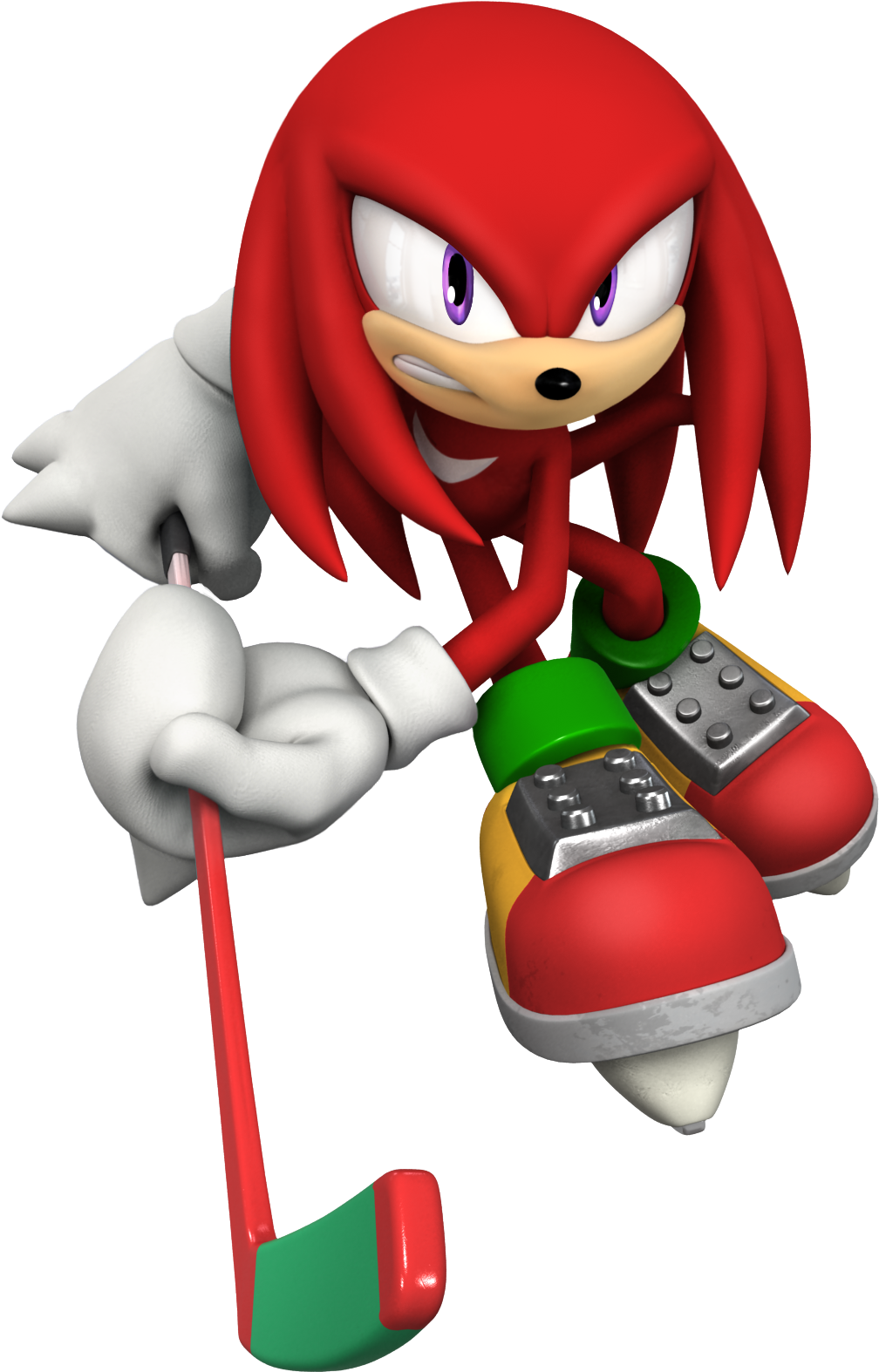 Hockey Image - Mario And Sonic At The Olympic Winter Games Knuckles - Free Transparent PNG Clipart Images Download. - Winter Transparent PNG Free Download
