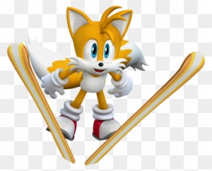 Tails Artwork - Mario And Sonic At The Olympic Winter Games Render - Free Transparent PNG Clipart Images Download. - Winter Transparent PNG Free Download