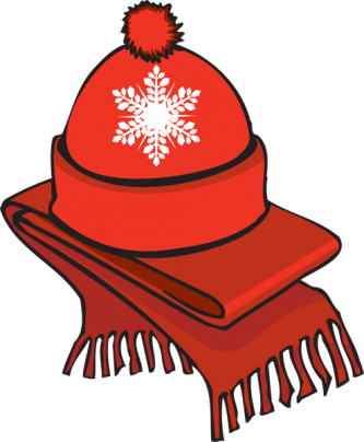 Winter Mittens Clipart - Cartoon Hats And Gloves - Free Transparent PNG Clipart Images Download. - Winter Transparent PNG Free Download