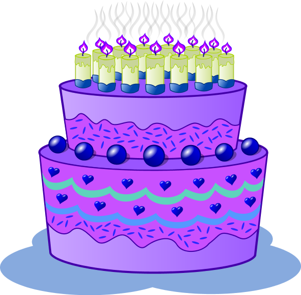 Birthday Cake Clipart Winter - Purple Birthday Cake Png Transparent PNG - 400x392 - Free Download on - Winter Transparent PNG Free Download