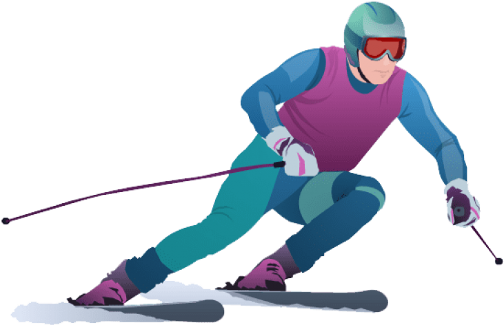 Free Png Skiing Png Images Transparent - Sports In The Winter Olympics - Free Transparent PNG Clipart Images Download. - Winter Transparent PNG Free Download