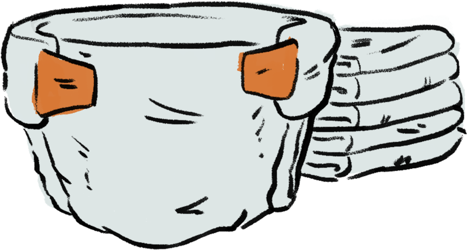 From Toiletries To Coats, See What Chicago's Youth - Diaper - Free Transparent PNG Clipart Images Download. - Winter Transparent PNG Free Download