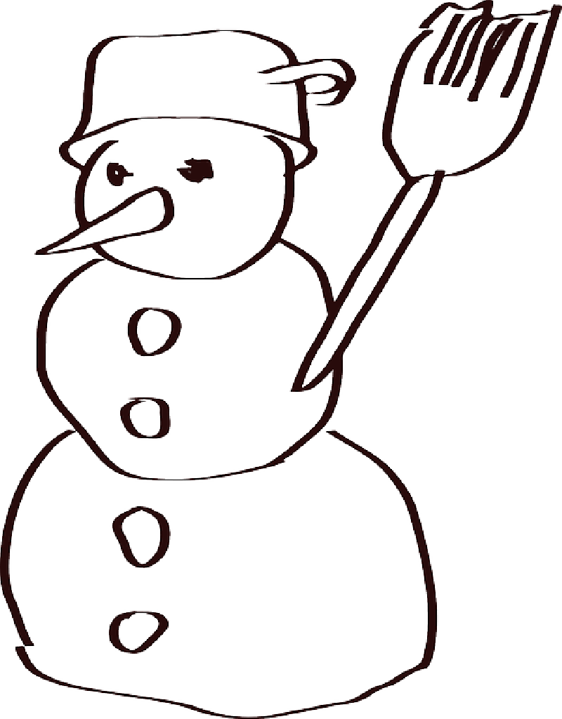 Holidays, Christmas, Winter, Sketch, - Joke Coloring Pages - Free Transparent PNG Clipart Images Download. - Winter Transparent PNG Free Download