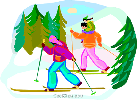 Winter Sports, Cross-country Skiing Royalty Free Vector - Winter Sports, Cross-country Skiing Royalty Free Vector - Free Transparent PNG Clipart Images Download. - Winter Transparent PNG Free Download