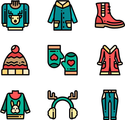 Picture Free Download Icons Free Clothes - Winter Clothes Png Cartoon Transparent PNG - 600x564 - Free Download on - Winter Transparent PNG Free Download