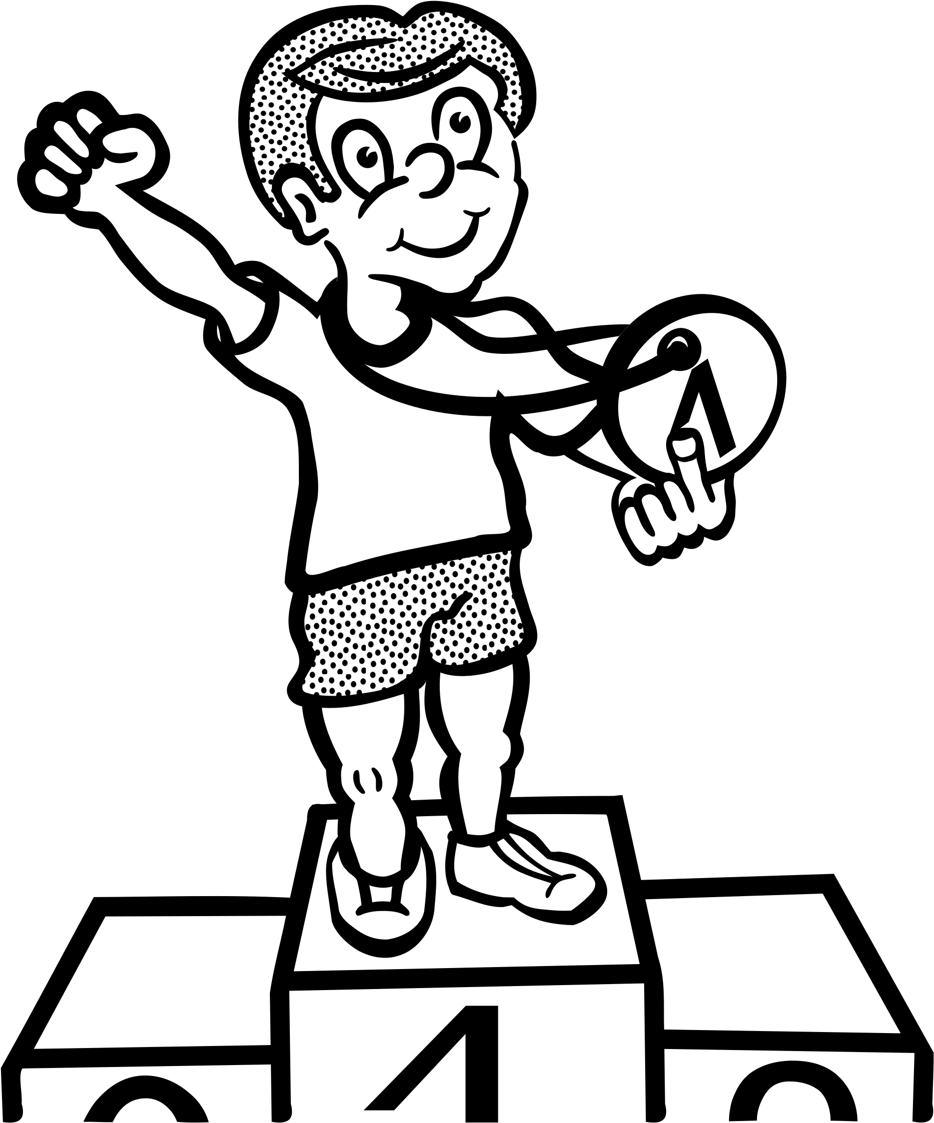 Clipart Winner Lineart Rh Openclipart Org Clip Art - Win Black And White Clipart - Free Transparent PNG Clipart Images Download. - Winter Transparent PNG Free Download