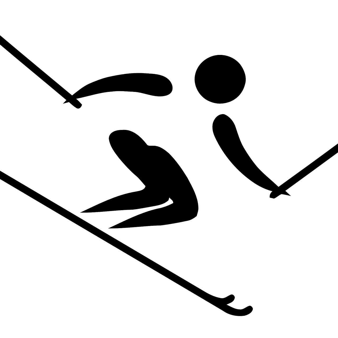 Ski Pictogram Clipart Winter Olympic Games Alpine Skiing - Alpine Skiing Olympic Symbol - Free Transparent PNG Clipart Images Download. - Winter Transparent PNG Free Download