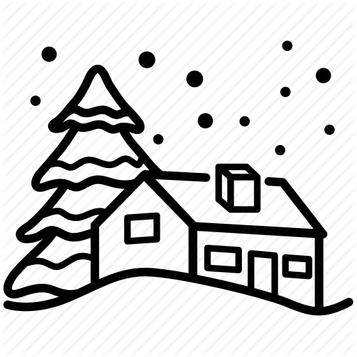 Christmas Decoration Outline By Bomsymbols Holidays - Christmas Day - Free Transparent PNG Clipart Images Download. - Winter Transparent PNG Free Download
