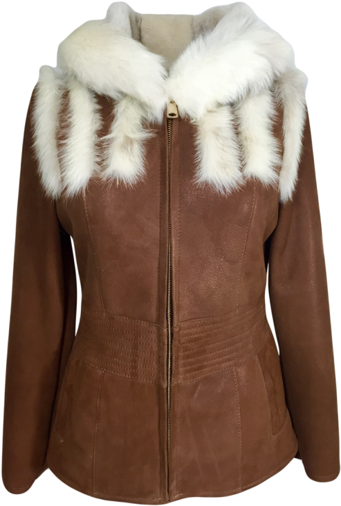 Dudex Fashion Ladies Womens Toscana Shearling Sheepskin - Coat Transparent PNG - 800x800 - Free Download on - Winter Transparent PNG Free Download