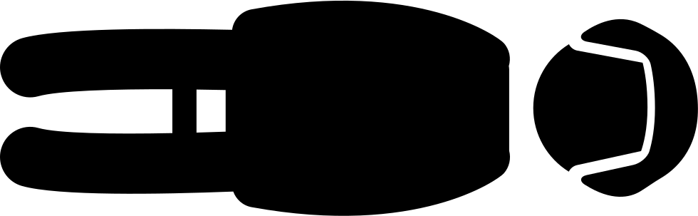 Olympic Luge Silhouette From Top View Comments - Luge At The 2018 Olympic Winter Games - Free Transparent PNG Clipart Images Download. - Winter Transparent PNG Free Download