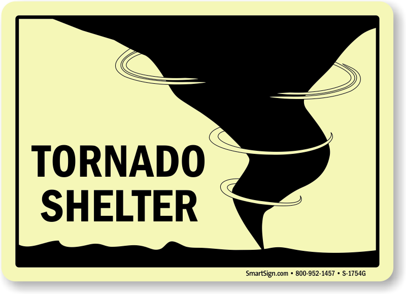10 In X 14 In Tornado Shelter Emergency Sign Glows - 10 In X 14 In Tornado Shelter Emergency Sign Glows - Free Transparent PNG Clipart Images Download. - Winter Transparent PNG Free Download