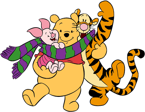 Pooh-winter - Winnie The Pooh And Friends Winter Transparent PNG - 500x386 - Free Download on - Winter Transparent PNG Free Download
