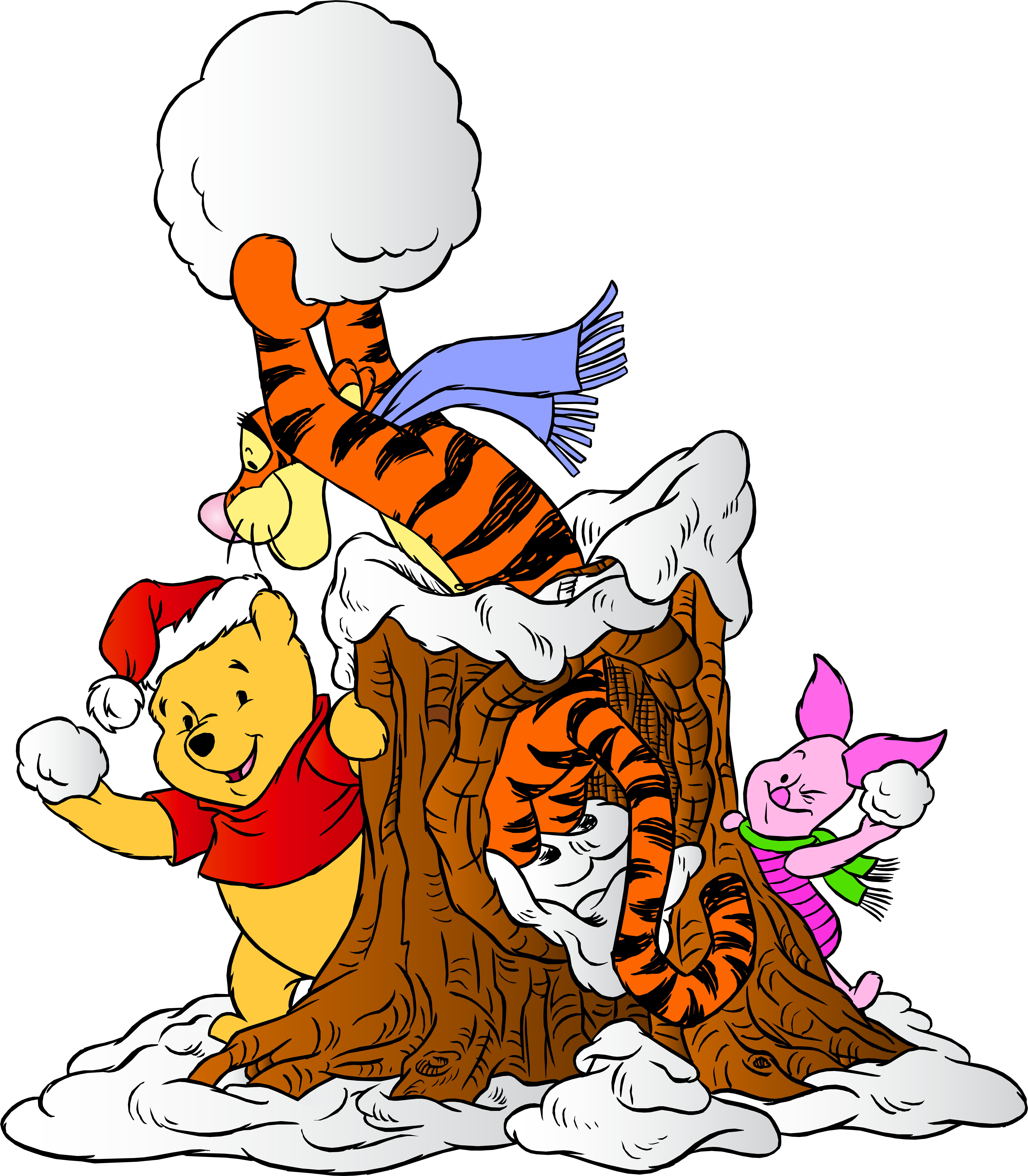 Thanksgiving Clipart Winnie The Pooh - Winnie The Pooh Winter Transparent PNG - 525x600 - Free Download on - Winter Transparent PNG Free Download