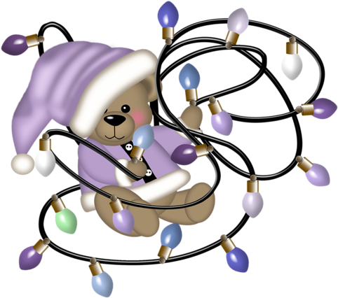 Winter Clipart, Christmas Clipart, Christmas Cards, - Cartoon Christmas Bear - Free Transparent PNG Clipart Images Download. - Winter Transparent PNG Free Download