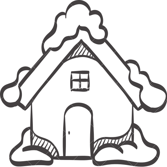 Daxue Winter House Transprent - Snow House Clip Art - Free Transparent PNG Clipart Images Download. - Winter Transparent PNG Free Download