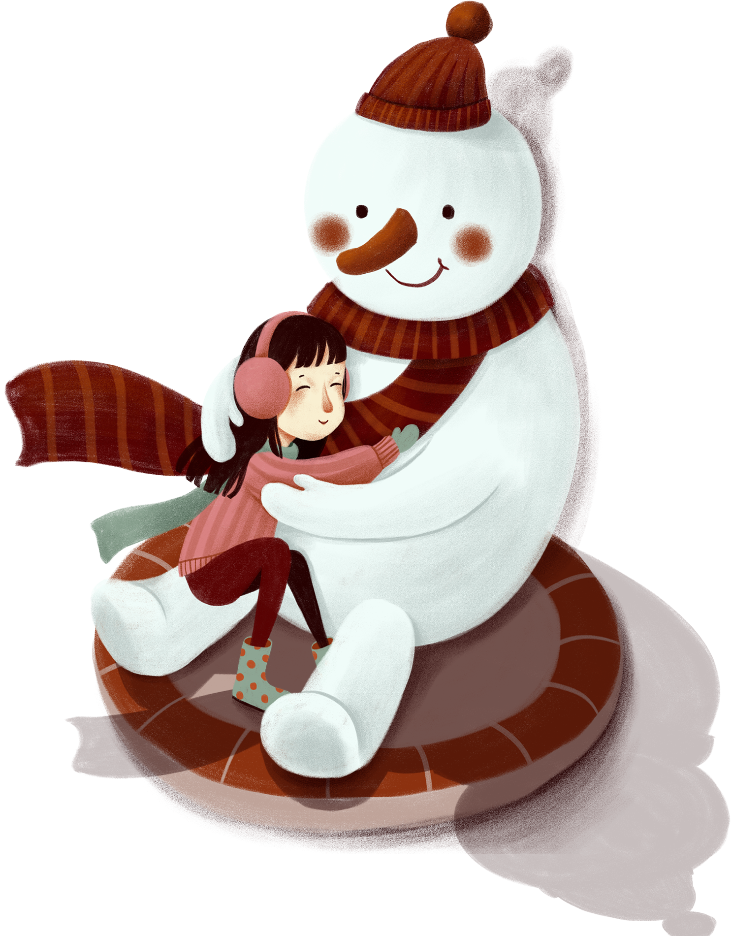 Hand Painted Beautiful Winter Healing Png And Psd - Hand Painted Beautiful Winter Healing Png And Psd - Free Transparent PNG Clipart Images Download. - Winter Transparent PNG Free Download