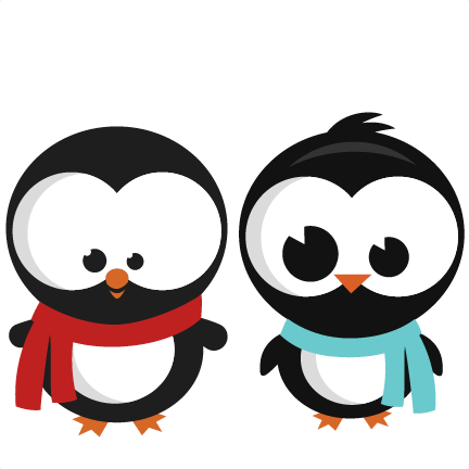 Penguin Set Svg Cutting Files For Scrapbooking Winter - Winter Penguin Png - Free Transparent PNG Clipart Images Download. - Winter Transparent PNG Free Download