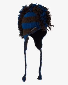 Blue & Brown - Mohawk Winter Hat, HD Png Download - Winter Transparent PNG Free Download