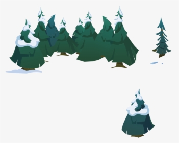 Wintertrees - Animal Jam Winter Trees, HD Png Download - Winter Transparent PNG Free Download